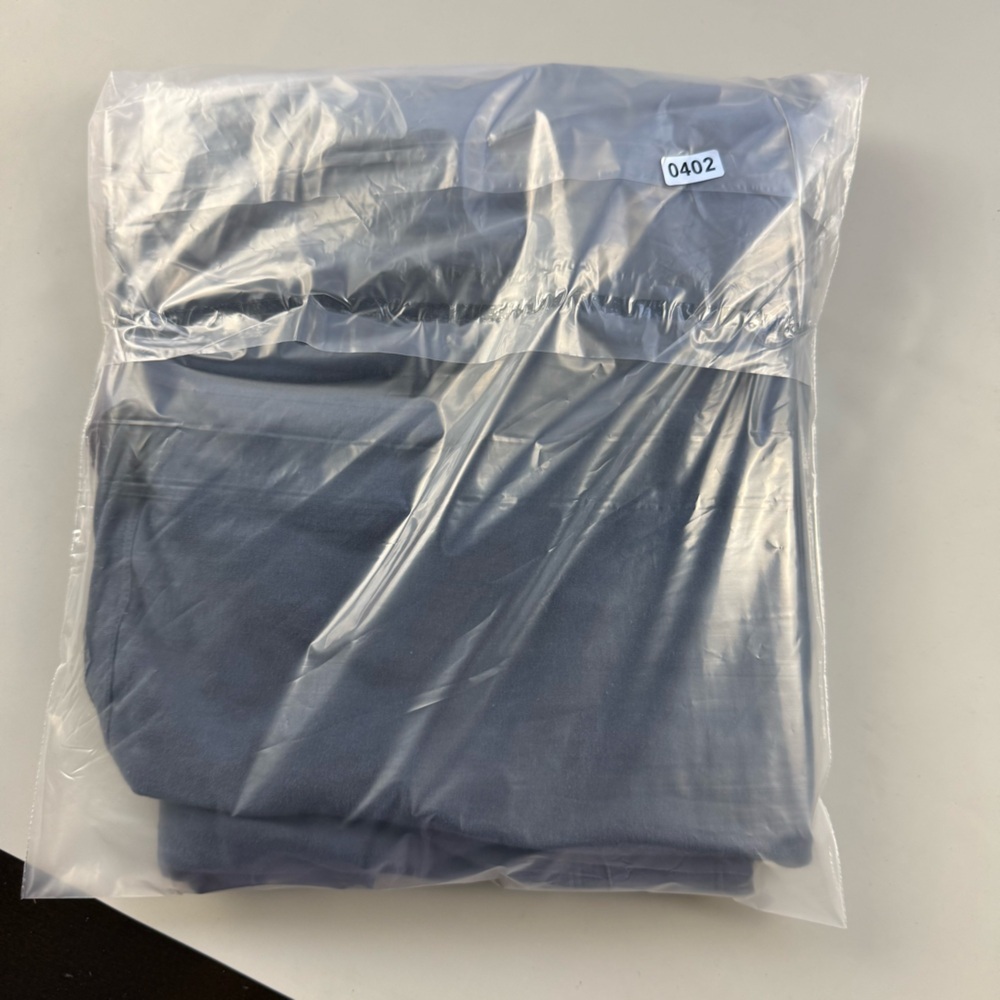 Soft Surroundings Riva Tunic Top Blue Long Sleeve Large Cozy Lagenlook - Picture 7 of 8
